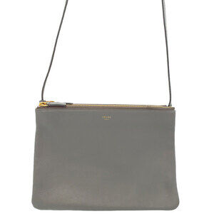 Celine Lambskin Leather Trio crossbody bag
